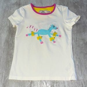 JOULES Little Joule SEA HORSES T-Shirt sz 6